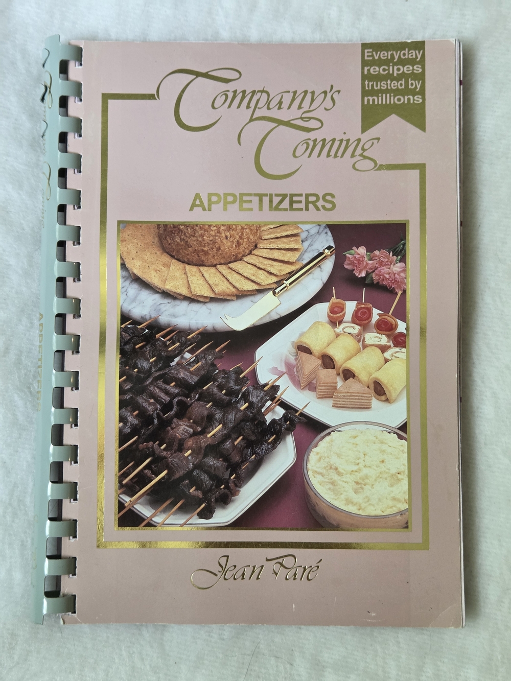 Company's Coming Cookbook Series: Appetizers by Jean Pare spiral bound